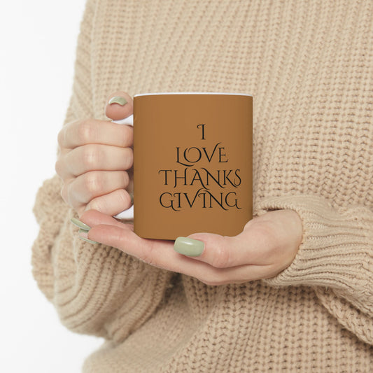 Thanksgiving Ceramic Mug, (11oz, 15oz)