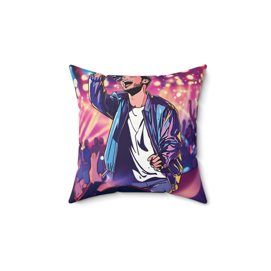 Liam Payne Spun Polyester Square Pillow